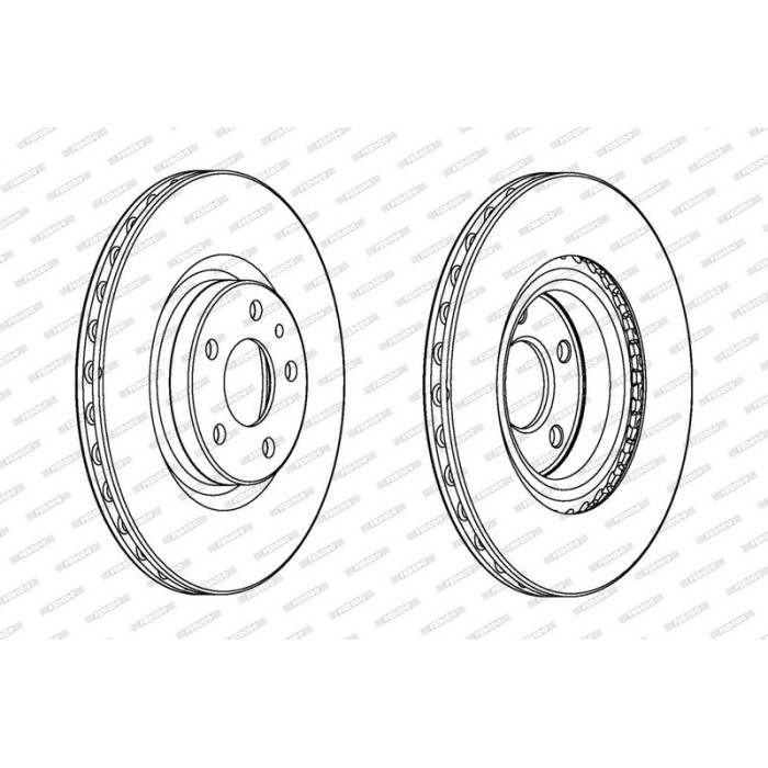 Ferodo DDF2329C Bremsscheibe PREMIER Ferodo DDF2329C Bremsscheibe PREMIER