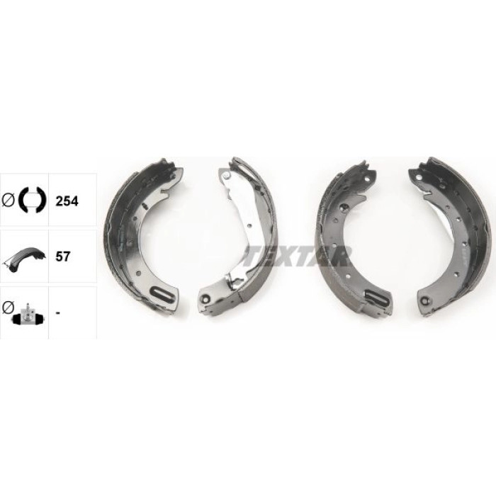 Textar 91055800 Bremsbackensatz Textar 91055800 Bremsbackensatz