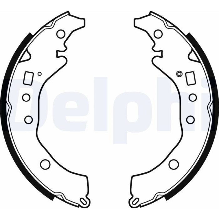 Delphi LS2079 Bremsbackensatz Delphi LS2079 Bremsbackensatz