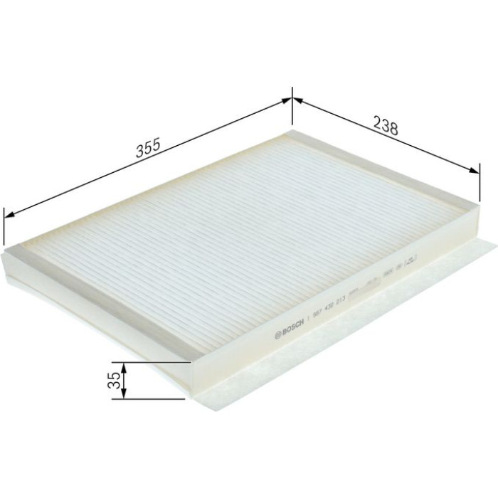 BOSCH 1 987 432 213 Innenraumfilter BOSCH 1 987 432 213 Innenraumfilter
