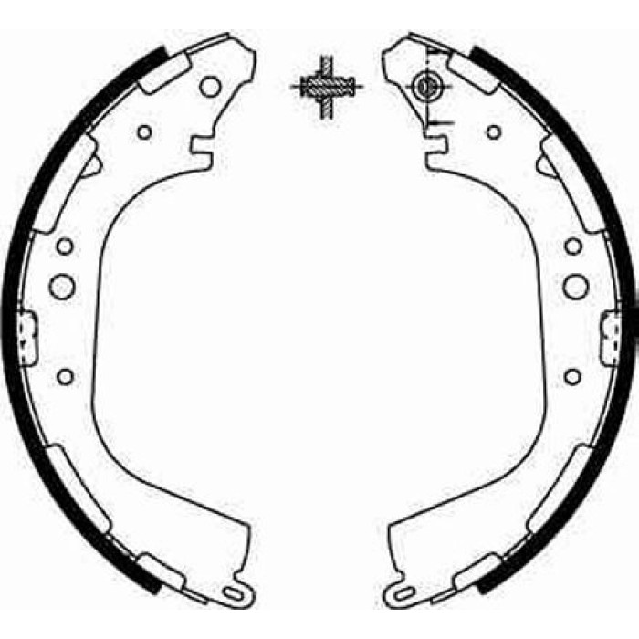 TRW GS8590 Bremsbackensatz