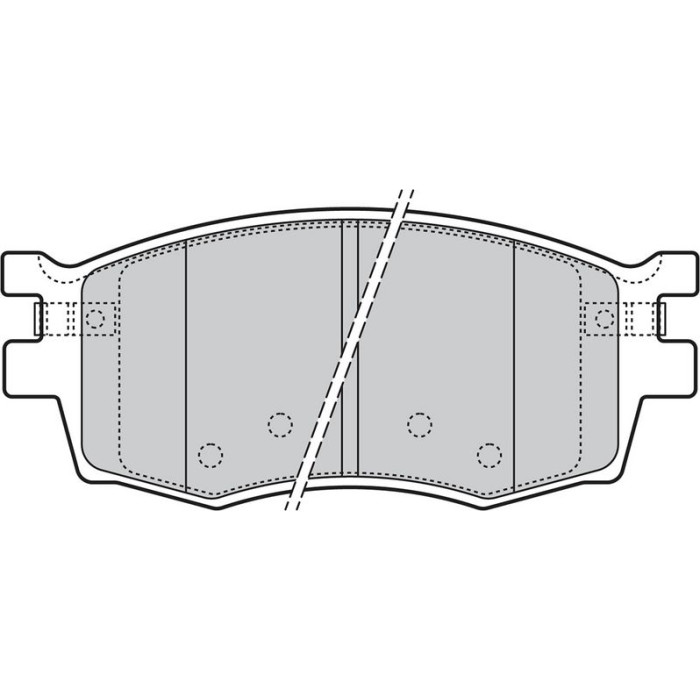 Valeo 598868 Bremsbelagsatz, Scheibenbremse Valeo 598868 Bremsbelagsatz, Scheibenbremse