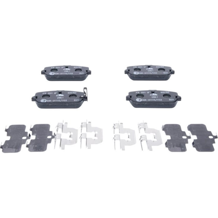 ATE 13.0460-5762.2 Bremsbelagsatz, Scheibenbremse ATE 13.0460-5762.2 Bremsbelagsatz, Scheibenbremse