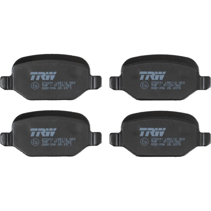 TRW GDB1396 Bremsbelagsatz, Scheibenbremse COTEC