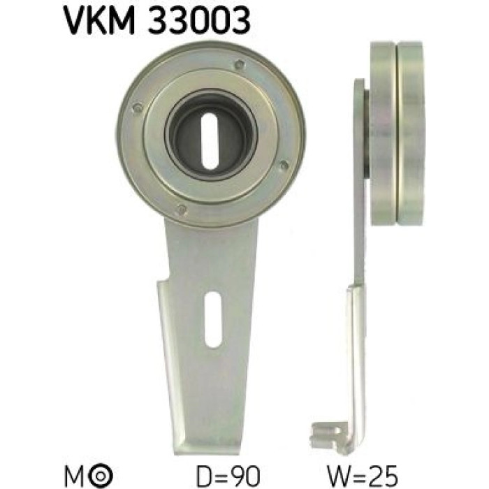SKF VKM 33003 Spannrolle, Keilrippenriemen SKF VKM 33003 Spannrolle, Keilrippenriemen