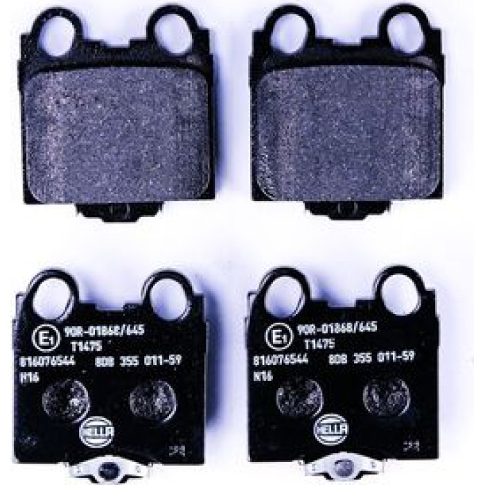 Hella 8DB 355 011-591 Bremsbelagsatz, Scheibenbremse Hella 8DB 355 011-591 Bremsbelagsatz, Scheibenbremse