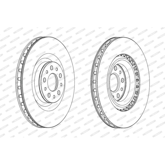 Ferodo DDF2289C Bremsscheibe PREMIER Ferodo DDF2289C Bremsscheibe PREMIER