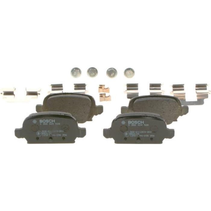 BOSCH 0 986 424 528 Bremsbelagsatz, Scheibenbremse BOSCH 0 986 424 528 Bremsbelagsatz, Scheibenbremse