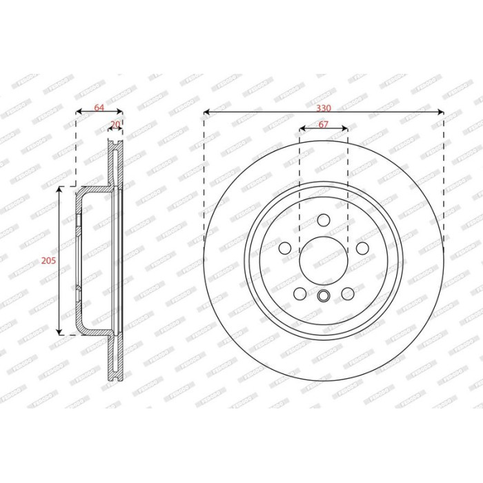 Bremsscheibe DDF3042LC-1 Bremsscheibe DDF3042LC-1