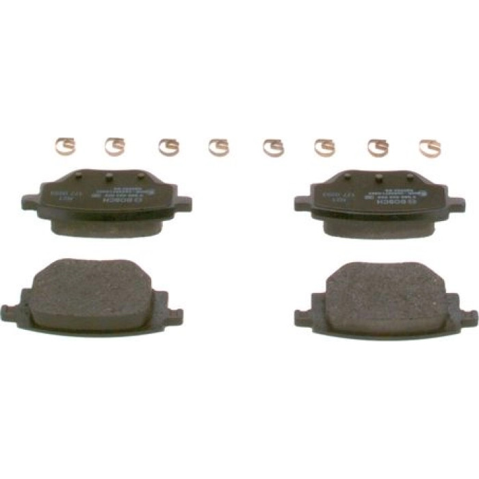 BOSCH 0 986 424 988 Bremsbelagsatz, Scheibenbremse