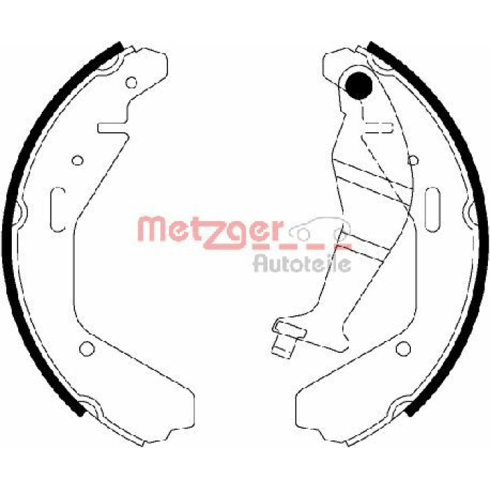 Metzger MG 829 Bremsbackensatz Metzger MG 829 Bremsbackensatz