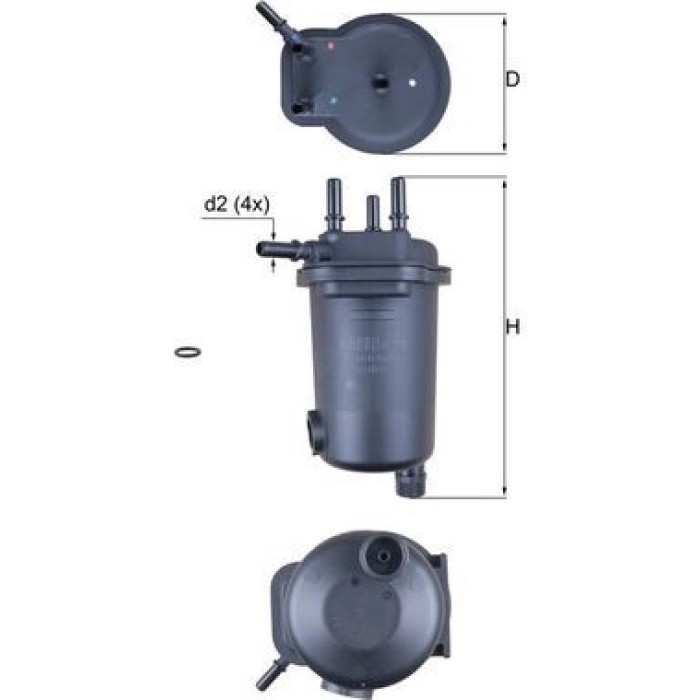 Knecht KL 632D Kraftstofffilter Knecht KL 632D Kraftstofffilter