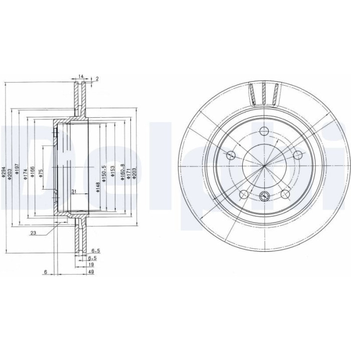 Bremsscheibe BG3530 Bremsscheibe BG3530