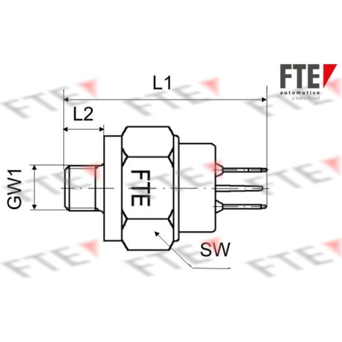 FTE 9910200 Bremslichtschalter FTE 9910200 Bremslichtschalter