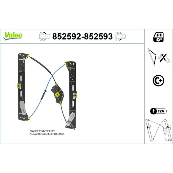 Valeo 852592 Fensterheber Valeo 852592 Fensterheber