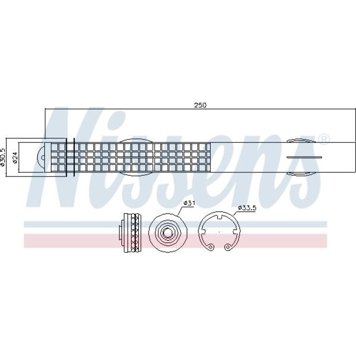 Nissens 95467 Trockner, Klimaanlage FIRST FIT Nissens 95467 Trockner, Klimaanlage FIRST FIT