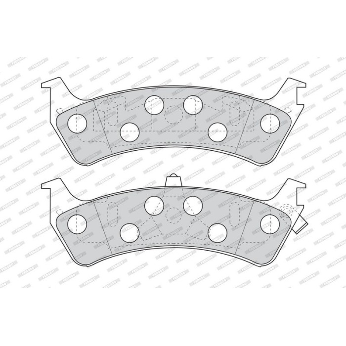 Ferodo FDB1130 Bremsbelagsatz, Scheibenbremse PREMIER Ferodo FDB1130 Bremsbelagsatz, Scheibenbremse PREMIER