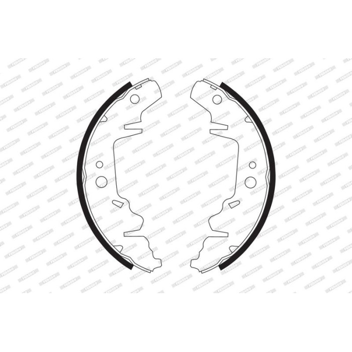 Ferodo FSB568 Bremsbackensatz PREMIER Ferodo FSB568 Bremsbackensatz PREMIER
