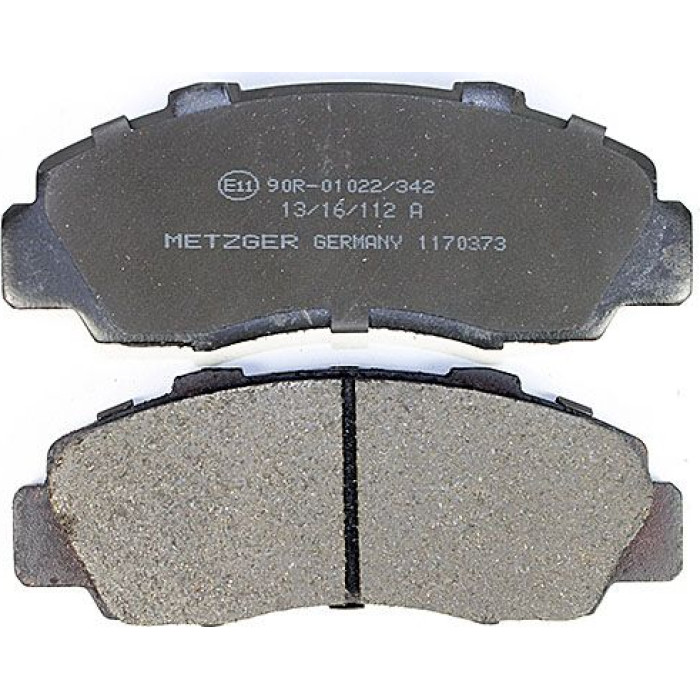 Metzger 1170373 Bremsbelagsatz, Scheibenbremse