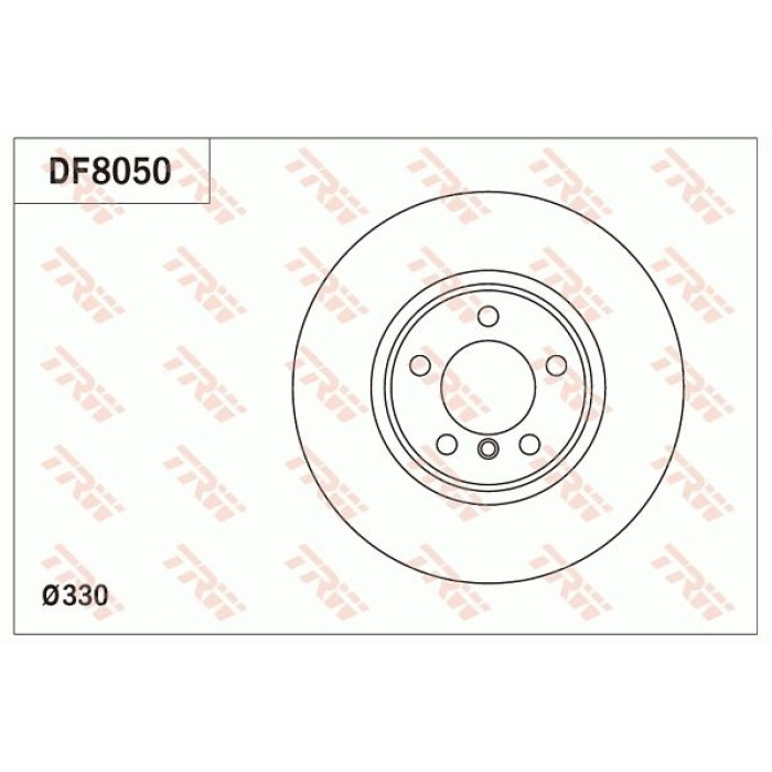 TRW DF8050 Bremsscheibe TRW DF8050 Bremsscheibe