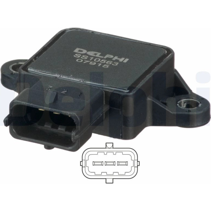 Delphi SS10563-12B1 Sensor, Drosselklappenstellung