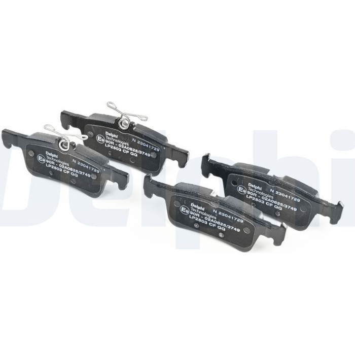 Delphi LP2503 Bremsbelagsatz, Scheibenbremse Delphi LP2503 Bremsbelagsatz, Scheibenbremse