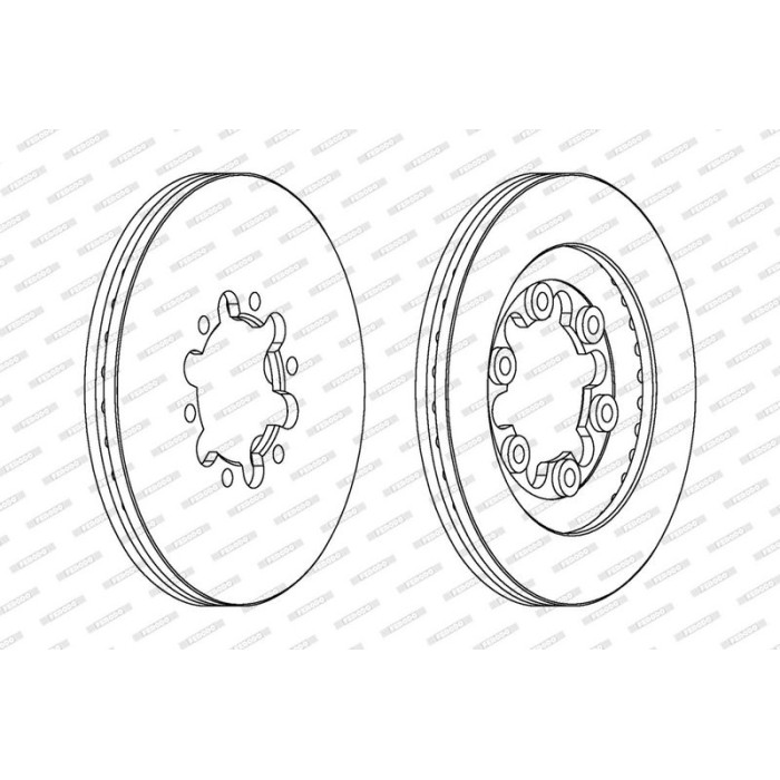 Ferodo DDF1398 Bremsscheibe PREMIER