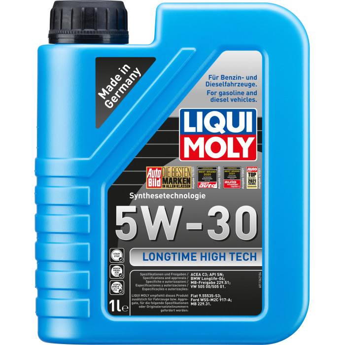 LIQUI MOLY 1136 Motoröl Longtime High Tech 5W-30 1 l 5W-30 LIQUI MOLY 1136 Motoröl Longtime High Tech 5W-30 1 l 5W-30