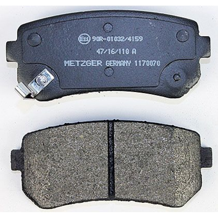 Metzger 1170070 Bremsbelagsatz, Scheibenbremse Metzger 1170070 Bremsbelagsatz, Scheibenbremse