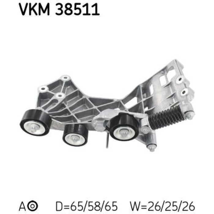 SKF VKM 38511 Spannrolle, Keilrippenriemen SKF VKM 38511 Spannrolle, Keilrippenriemen