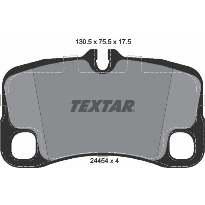 Textar 2445401 Bremsbelagsatz, Scheibenbremse Textar 2445401 Bremsbelagsatz, Scheibenbremse