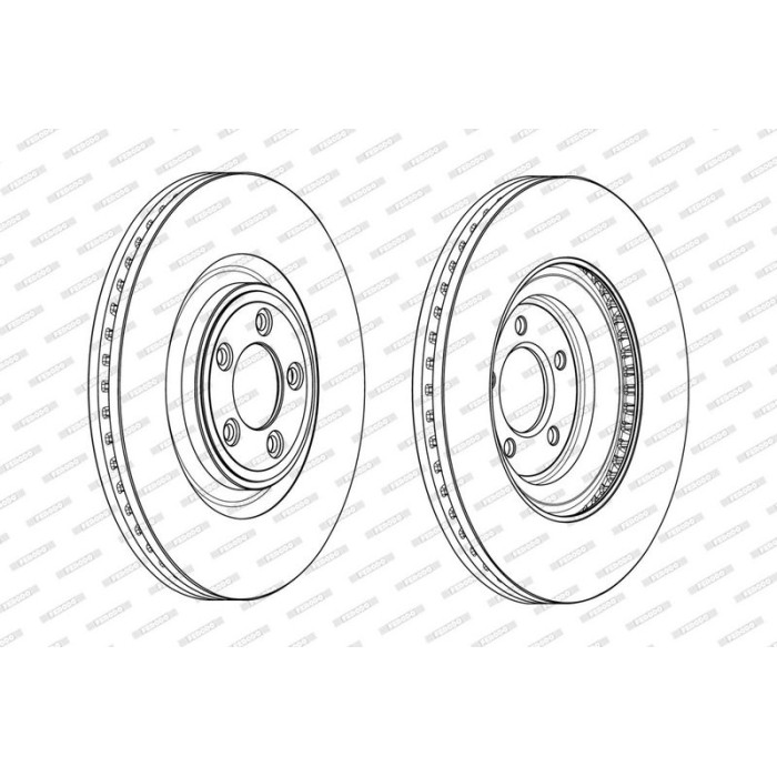 Ferodo DDF2107C-1 Bremsscheibe PREMIER
