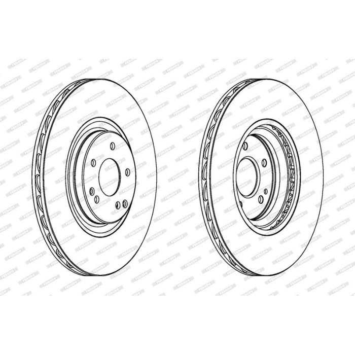 Ferodo DDF1856C-1 Bremsscheibe PREMIER Coat+ disc Ferodo DDF1856C-1 Bremsscheibe PREMIER Coat+ disc