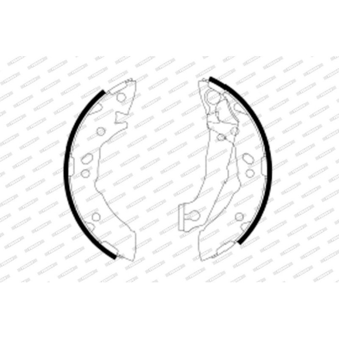 Ferodo FSB605 Bremsbackensatz PREMIER Ferodo FSB605 Bremsbackensatz PREMIER