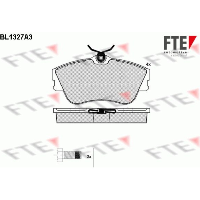 FTE 9010116 Bremsbelagsatz, Scheibenbremse FTE 9010116 Bremsbelagsatz, Scheibenbremse
