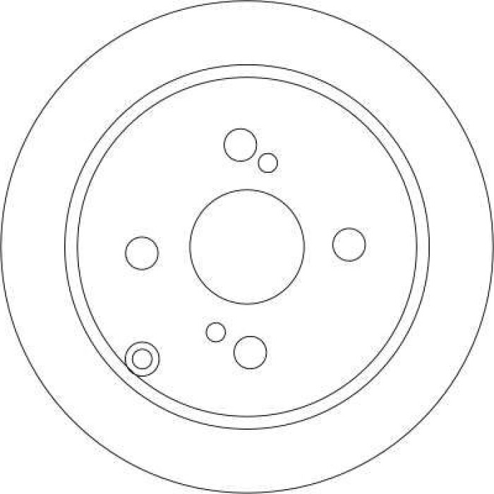 TRW DF4404 Bremsscheibe TRW DF4404 Bremsscheibe