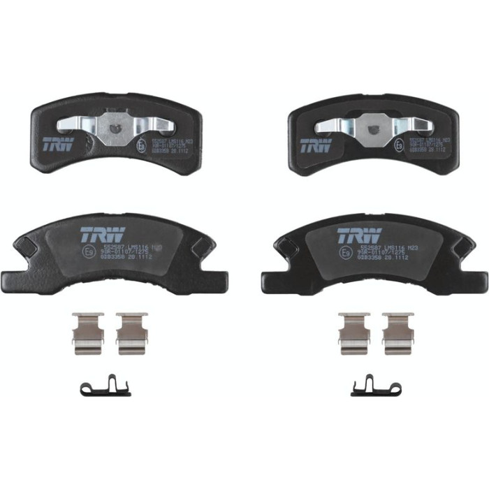 TRW GDB3358 Bremsbelagsatz, Scheibenbremse COTEC TRW GDB3358 Bremsbelagsatz, Scheibenbremse COTEC