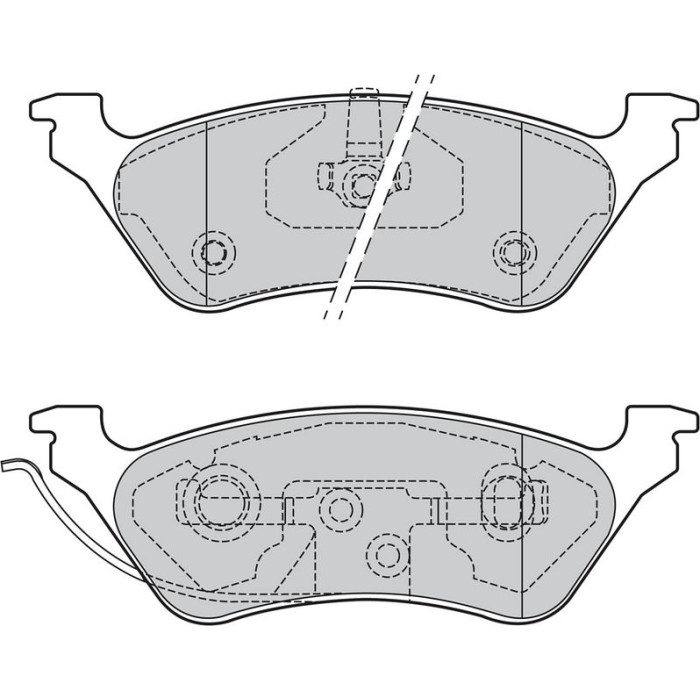Valeo 598755 Bremsbelagsatz, Scheibenbremse Valeo 598755 Bremsbelagsatz, Scheibenbremse