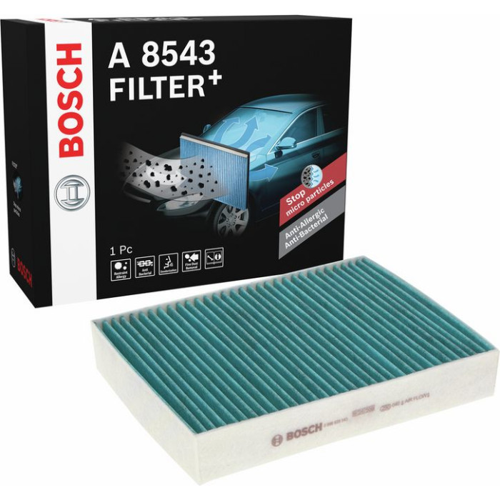 BOSCH 0 986 628 543 Innenraumfilter BOSCH 0 986 628 543 Innenraumfilter
