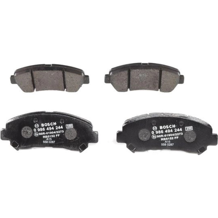 BOSCH 0 986 494 244 Bremsbelagsatz, Scheibenbremse BOSCH 0 986 494 244 Bremsbelagsatz, Scheibenbremse