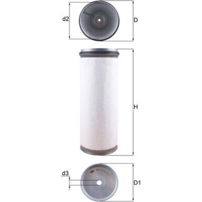 Knecht LXS 47 Sekundärluftfilter Knecht LXS 47 Sekundärluftfilter