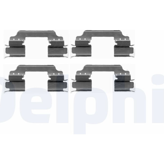 Delphi LX0425 Zubehörsatz, Scheibenbremsbelag
