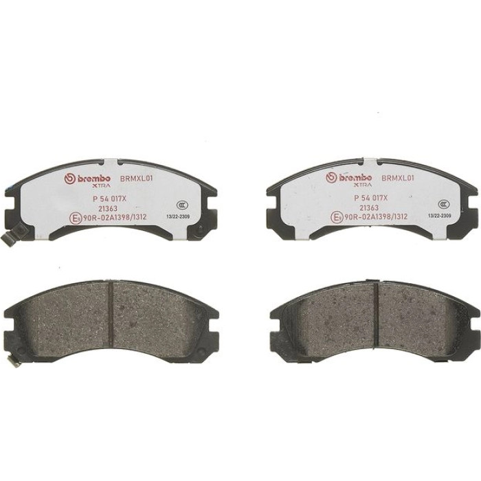 Brembo P 54 017X Bremsbelagsatz, Scheibenbremse XTRA LINE