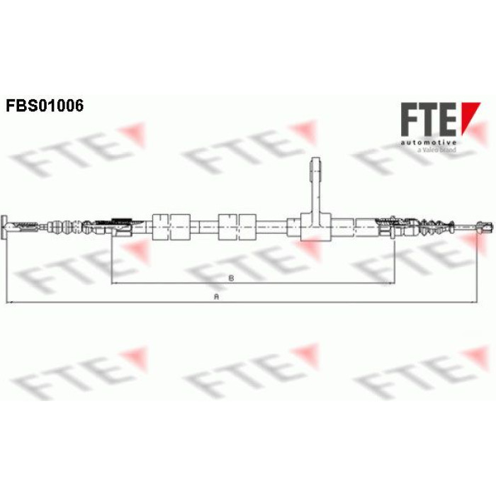 FTE 9250002 Seilzug, Feststellbremse FTE 9250002 Seilzug, Feststellbremse