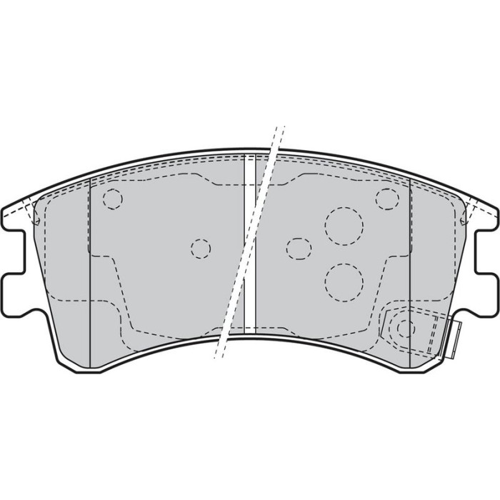 Valeo 598648 Bremsbelagsatz, Scheibenbremse