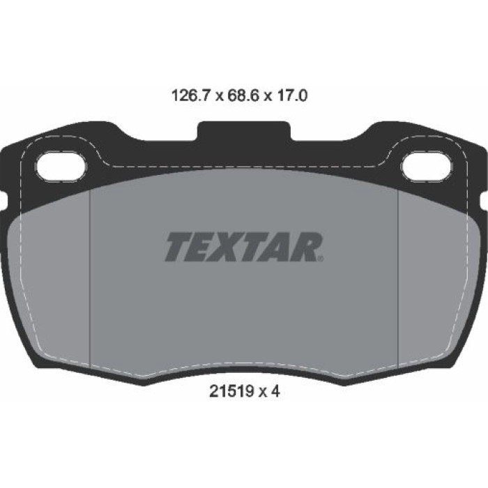 Textar 2151902 Bremsbelagsatz, Scheibenbremse Q+ Textar 2151902 Bremsbelagsatz, Scheibenbremse Q+