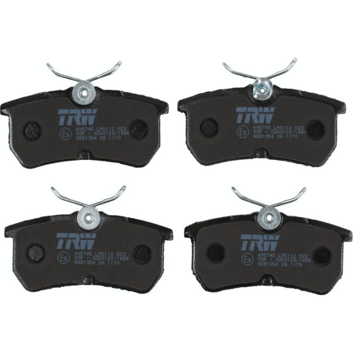 TRW GDB1354 Bremsbelagsatz, Scheibenbremse COTEC TRW GDB1354 Bremsbelagsatz, Scheibenbremse COTEC