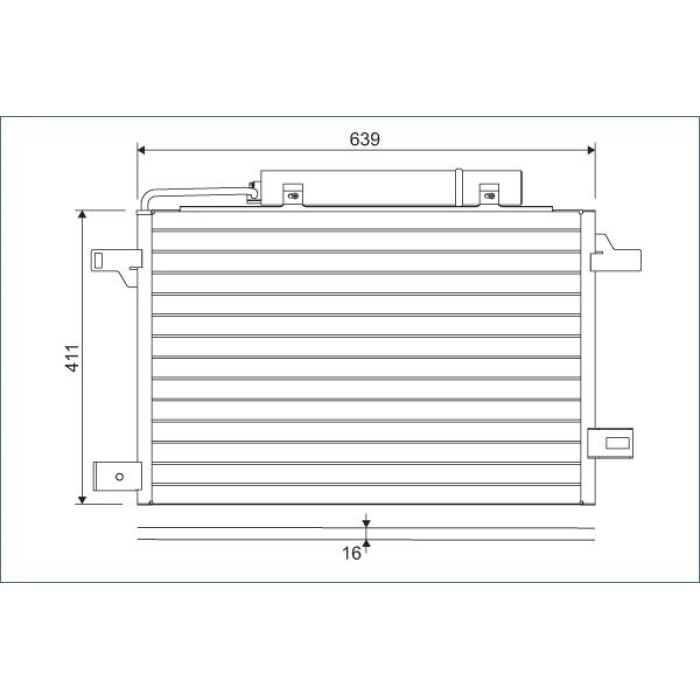 Valeo 814249 Kondensator, Klimaanlage Valeo 814249 Kondensator, Klimaanlage
