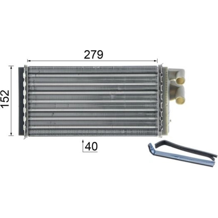 Mahle AH 98 000P Wärmetauscher, Innenraumheizung BEHR Premium Line