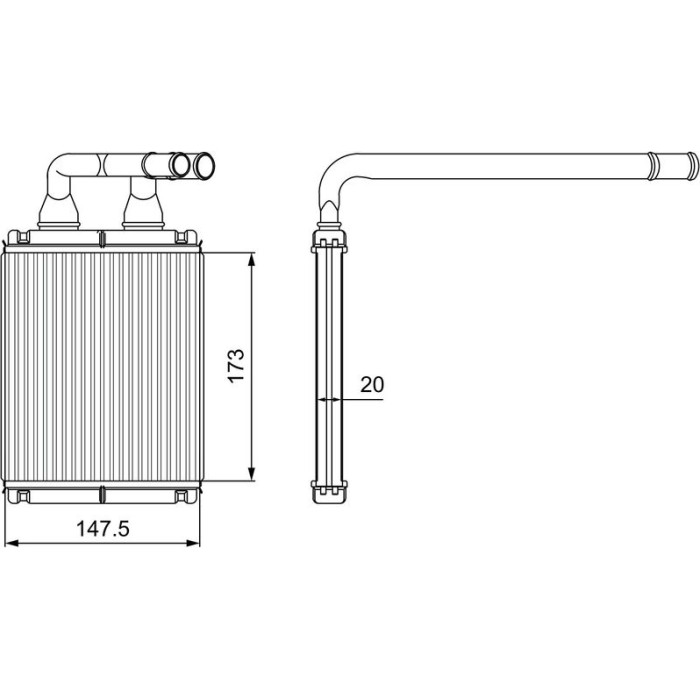 Valeo 811540 Wärmetauscher, Innenraumheizung Valeo 811540 Wärmetauscher, Innenraumheizung